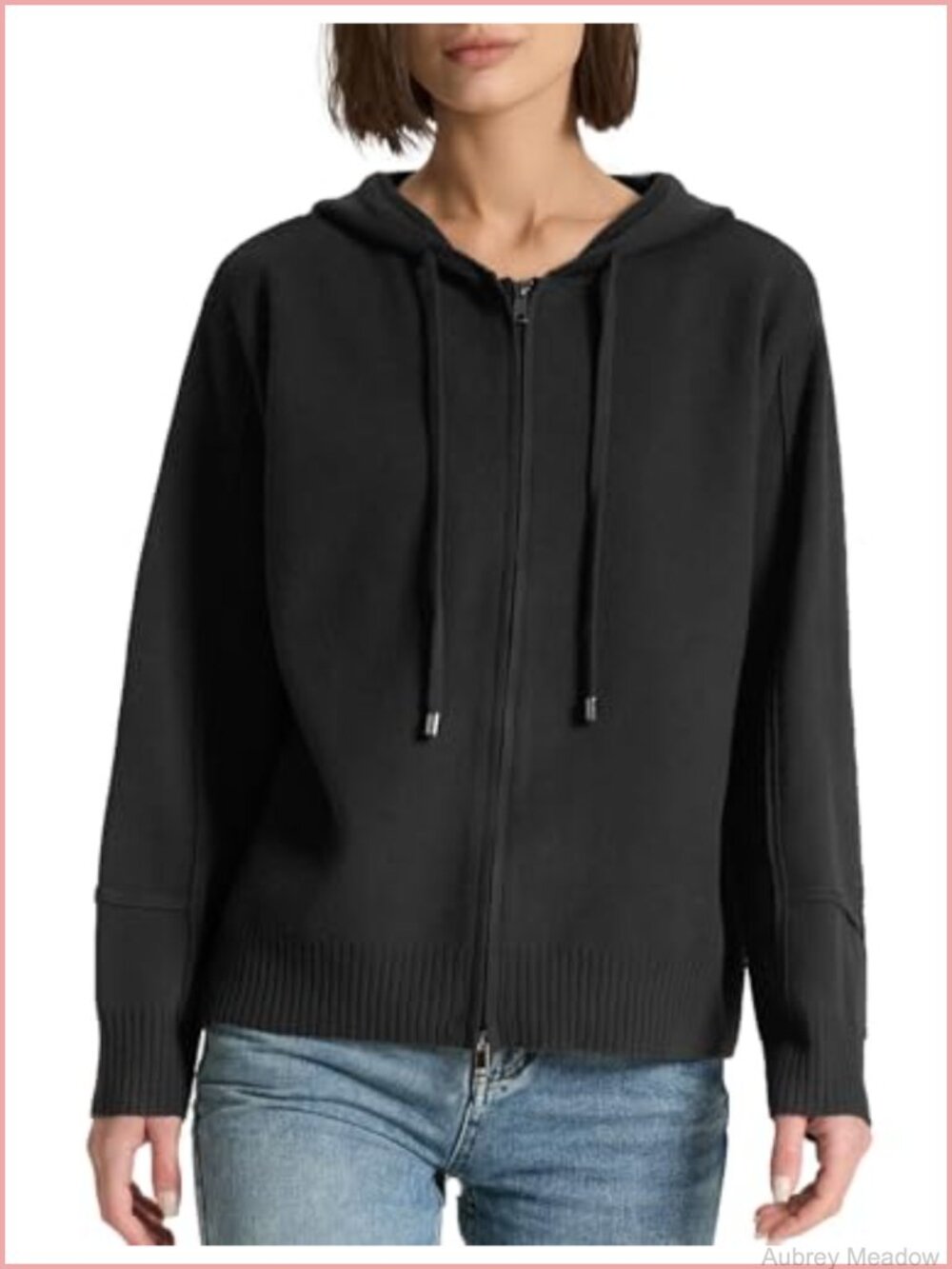 LIMINEMI Women's Full Zip Up Hoodie Soft Knit Sweater Cardigan